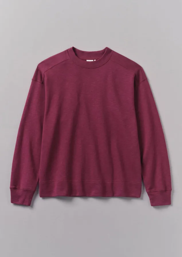 dropped_shoulder_loopback_jersey_sweatshirt_4.webp Tops & Tees | Shirts-TOAST Dropped Shoulder Loopback Jersey Sweatshirt Fuchsia