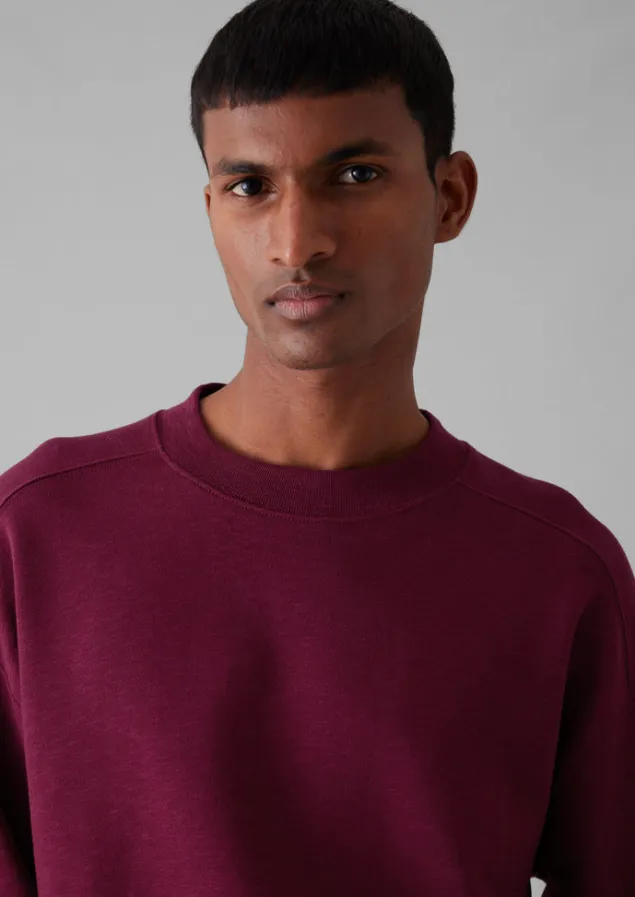dropped_shoulder_loopback_jersey_sweatshirt_6.webp Tops & Tees | Shirts-TOAST Dropped Shoulder Loopback Jersey Sweatshirt Fuchsia