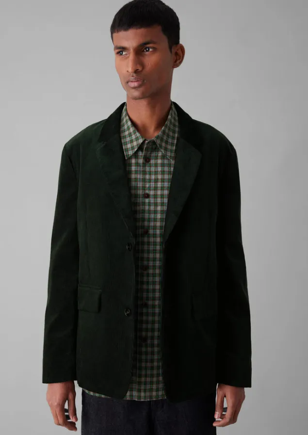 easy_tailored_organic_cord_jacket_6.webp Cord | Coats & Jackets-TOAST Easy Tailored Organic Cord Jacket MineralGreen