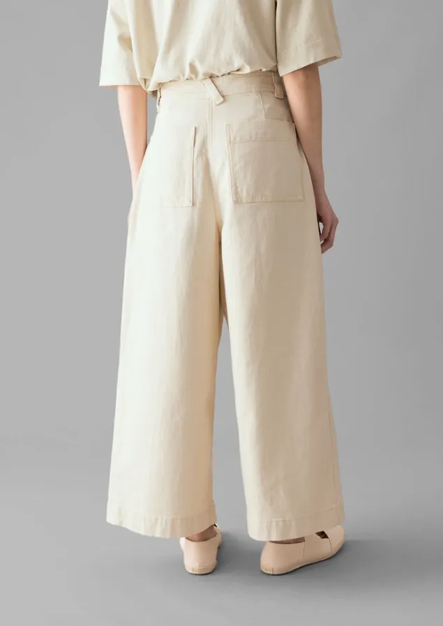 ecru_denim_pleat_front_trousers_17.webp Denim | Jeans-TOAST Denim Pleat Front Trousers Ecru