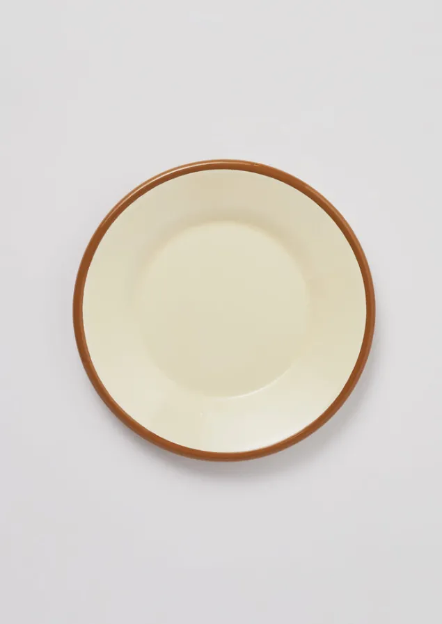 Outdoor-TOAST Enamel Plate Cumin/Cream
