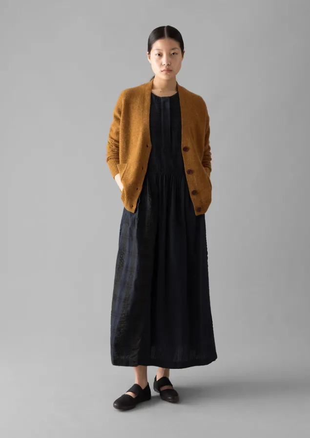 Cashmere | Knitwear-TOAST Ffion Wool Cashmere Boxy Cardigan Turmeric