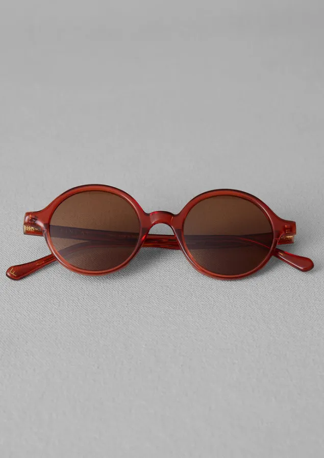 Sunglasses-TOAST Finlay and Co Argyll Sunglasses Cinnamon