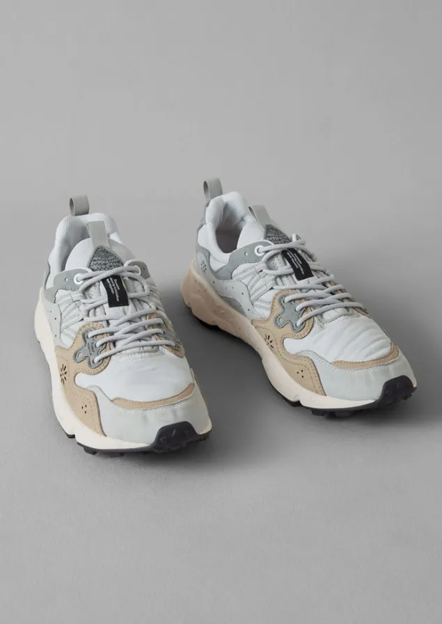 Trainers & Plimsolls-TOAST Flower Mountain Yamano Kaiso Panelled Trainers LightGrey