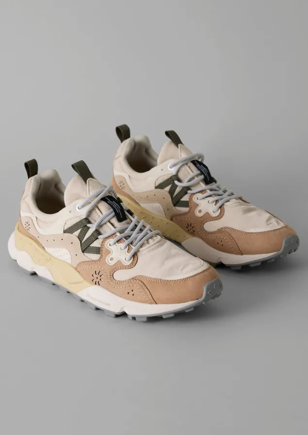 flower_mountain_yamano_kaiso_panelled_trainers_2.webp Trainers & Plimsolls-TOAST Flower Mountain Yamano Kaiso Panelled Trainers Ecru/Beige