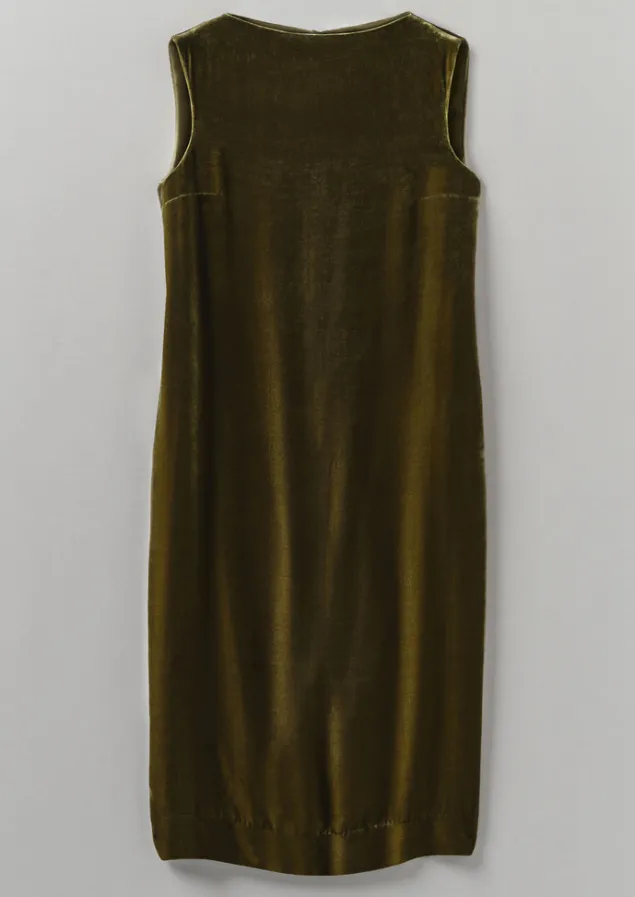 fluid_silk_velvet_dress_14.webp Velvet | Dresses-TOAST Fluid Silk Velvet Dress RichOlive