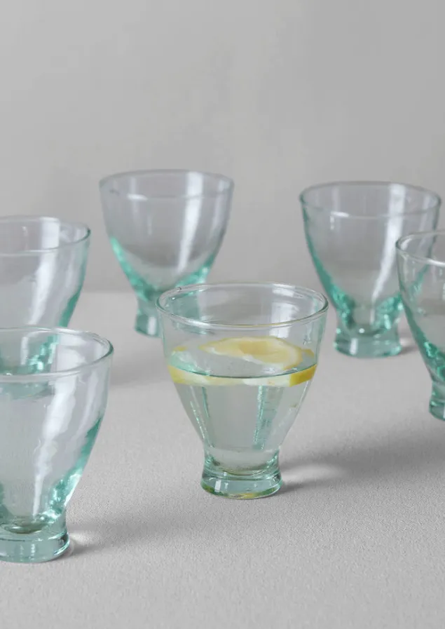 Glass | Kitchen-TOAST Fluted Moroccan Glasses Set Clear