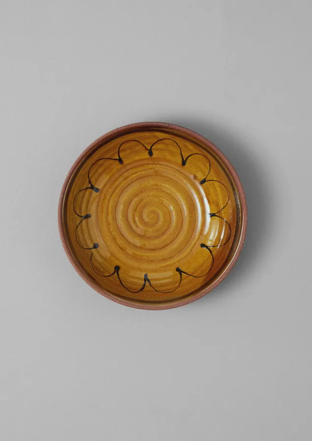 frances_savage_serving_bowl_7.webp Ceramics | Tableware-TOAST Frances Savage Serving Bowl Honey/Terracotta