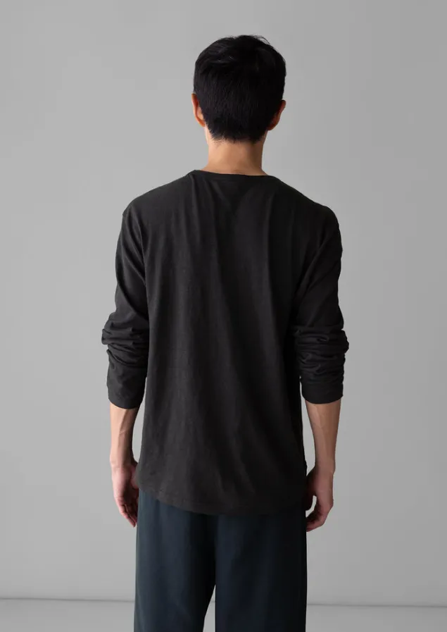 frank_cotton_long_sleeve_tee_2-4.webp Tops & Tees-TOAST Frank Cotton Long Sleeve Tee CarbonBlack