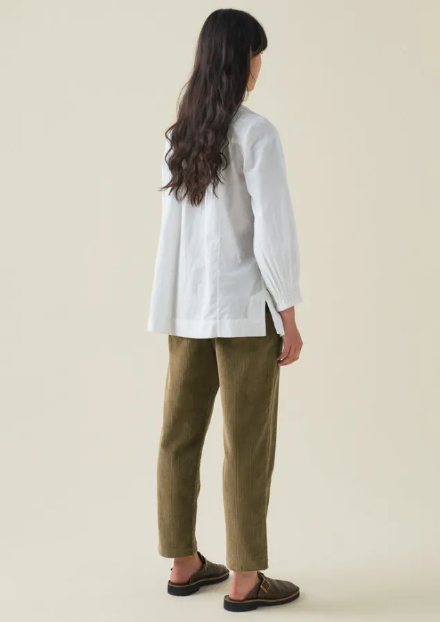 gabi_organic_cord_pull_on_trousers_2-1.webp Cord | Trousers-TOAST Gabi Organic Cord Pull On Trousers DarkPear