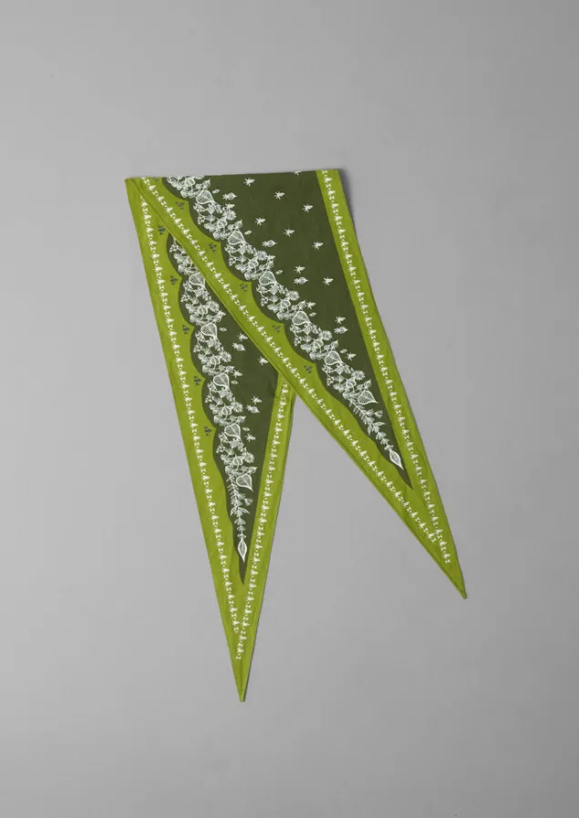 Hats, Scarves & Gloves | Hats, Scarves & Gloves-TOAST Garden Bloom Cotton Bandana Olive