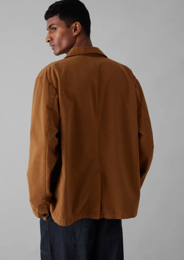 garment_dyed_brushed_cotton_jacket_12.webp Workwear | Coats & Jackets-TOAST Garment Dyed Brushed Cotton Jacket Sandstone