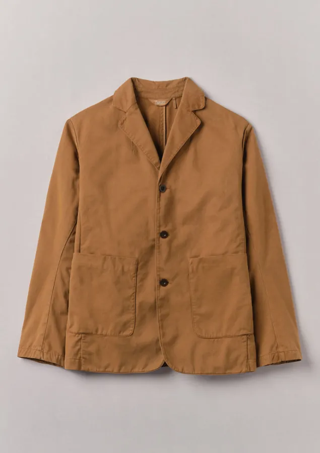 garment_dyed_brushed_cotton_jacket_7.webp Workwear | Coats & Jackets-TOAST Garment Dyed Brushed Cotton Jacket Sandstone