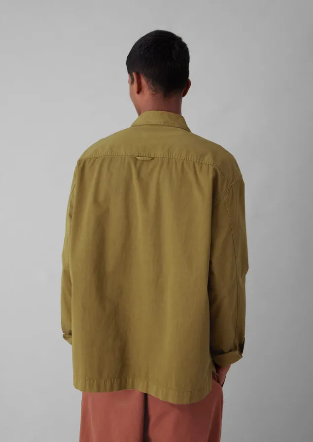 garment_dyed_cotton_twill_shirt_3.webp Workwear | Shirts-TOAST Garment Dyed Cotton Twill Shirt GoldenSand