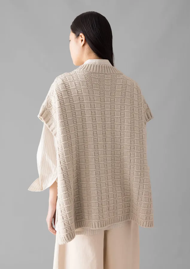 grid_stitch_wool_cotton_tank_6.webp Knitwear-TOAST Grid Stitch Wool Cotton Tank Bone
