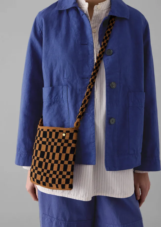 guanabana_woven_pouch_bag_3.webp Bags & Belts-TOAST Guanabana Woven Pouch Bag Black/Brown