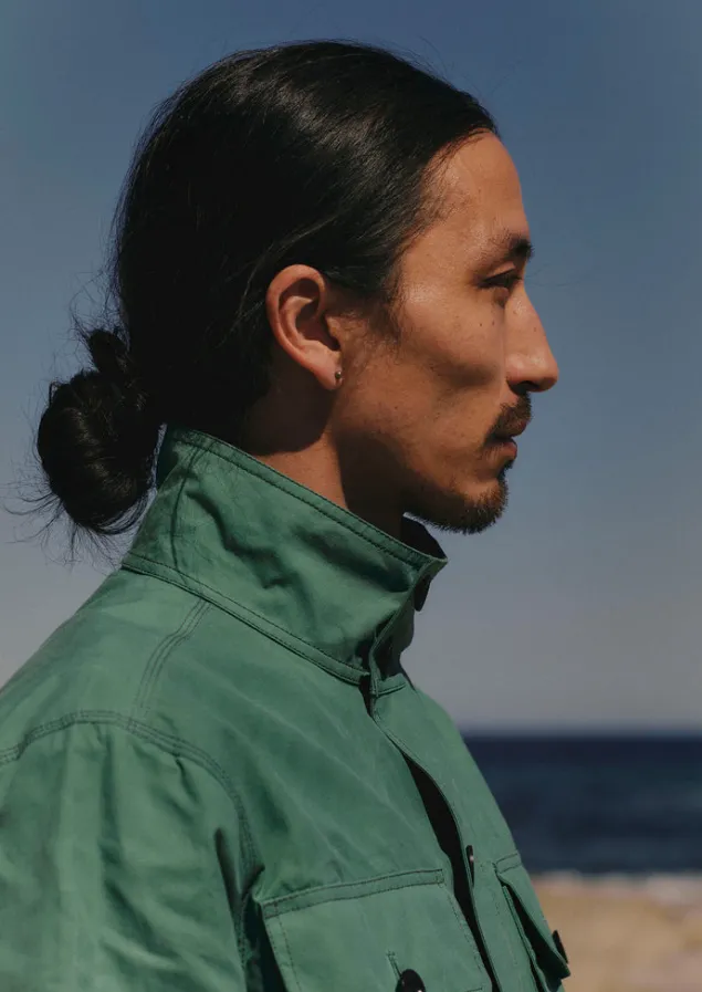 halley_stevensons_waxed_cotton_coat_2.webp Coats & Jackets-TOAST Halley Stevensons Waxed Cotton Coat BlueJade