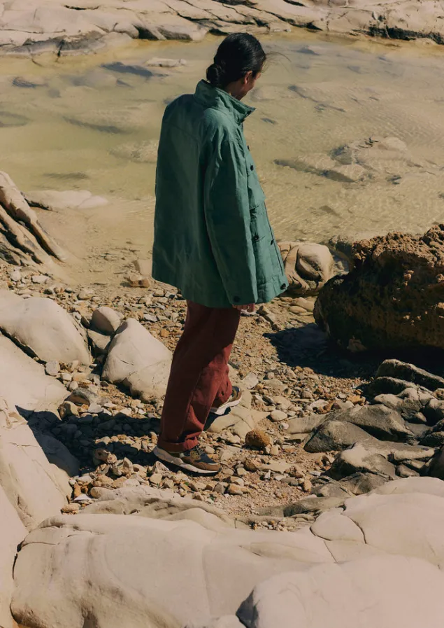 halley_stevensons_waxed_cotton_coat_3.webp Coats & Jackets-TOAST Halley Stevensons Waxed Cotton Coat BlueJade