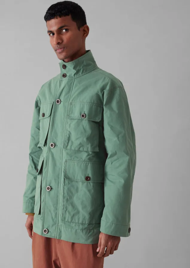 halley_stevensons_waxed_cotton_coat_5.webp Coats & Jackets-TOAST Halley Stevensons Waxed Cotton Coat BlueJade