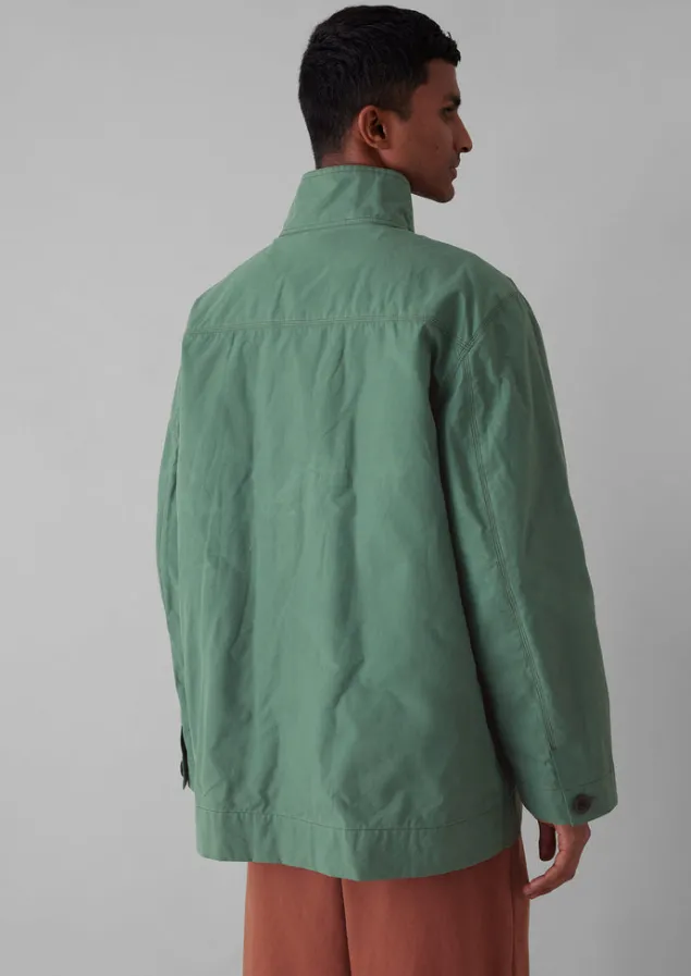 halley_stevensons_waxed_cotton_coat_6.webp Coats & Jackets-TOAST Halley Stevensons Waxed Cotton Coat BlueJade