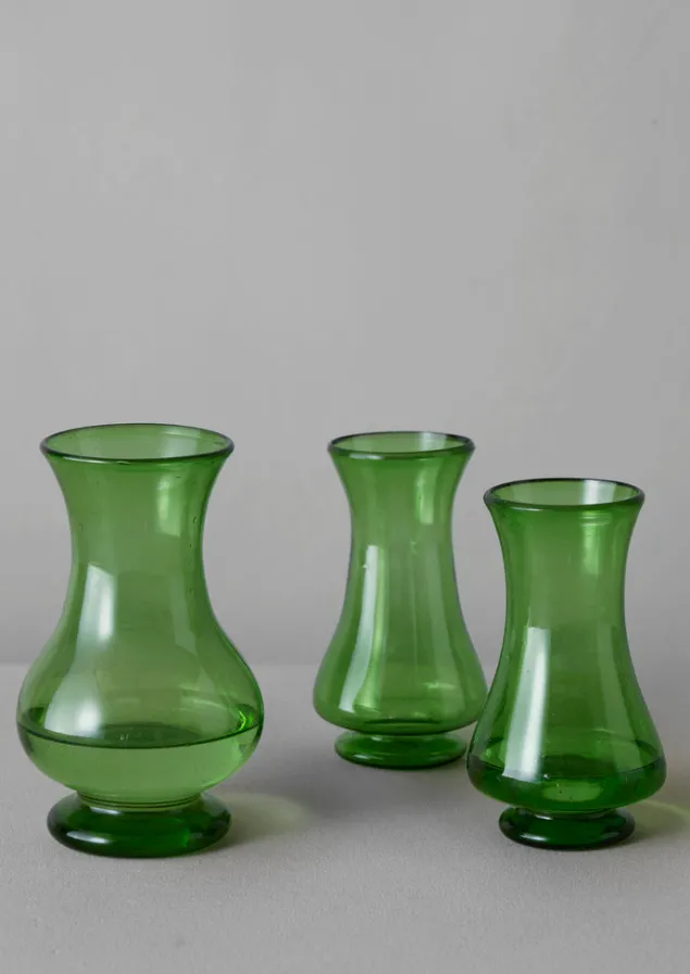 hand_blown_polonaise_vase_3-1.webp Glass | Decorative Pieces-TOAST Hand Blown Polonaise Vase Olive