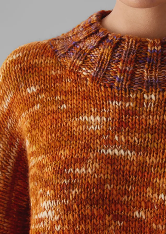 hand_dyed_marl_sweater_8.webp Knitwear-TOAST Hand Dyed Marl Sweater OrangeMix