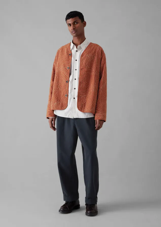 hand_embroidered_kantha_relaxed_jacket_2.webp Coats & Jackets-TOAST Hand Embroidered Kantha Relaxed Jacket RedGranite