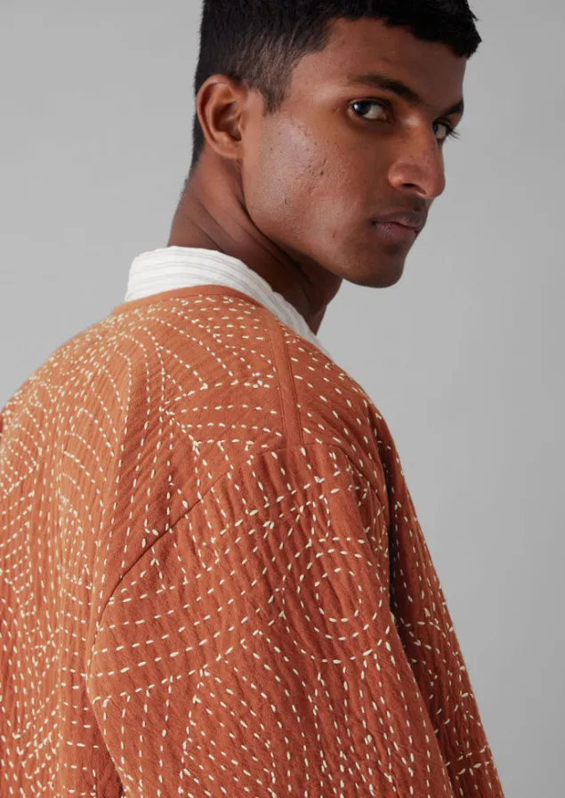 hand_embroidered_kantha_relaxed_jacket_4.webp Coats & Jackets-TOAST Hand Embroidered Kantha Relaxed Jacket RedGranite