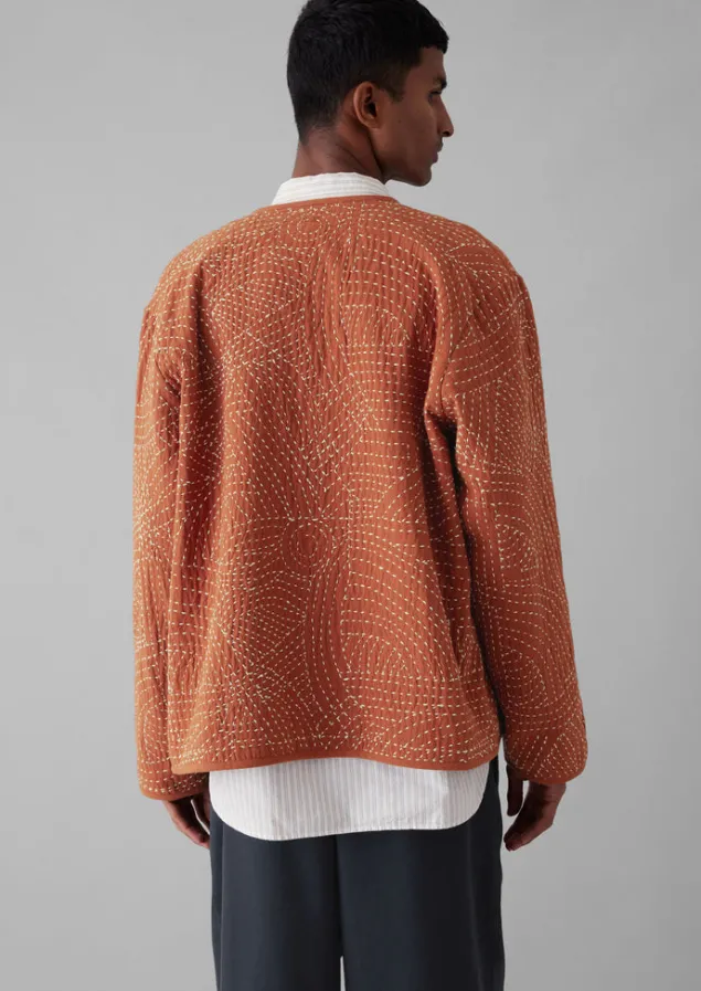 hand_embroidered_kantha_relaxed_jacket_5.webp Coats & Jackets-TOAST Hand Embroidered Kantha Relaxed Jacket RedGranite