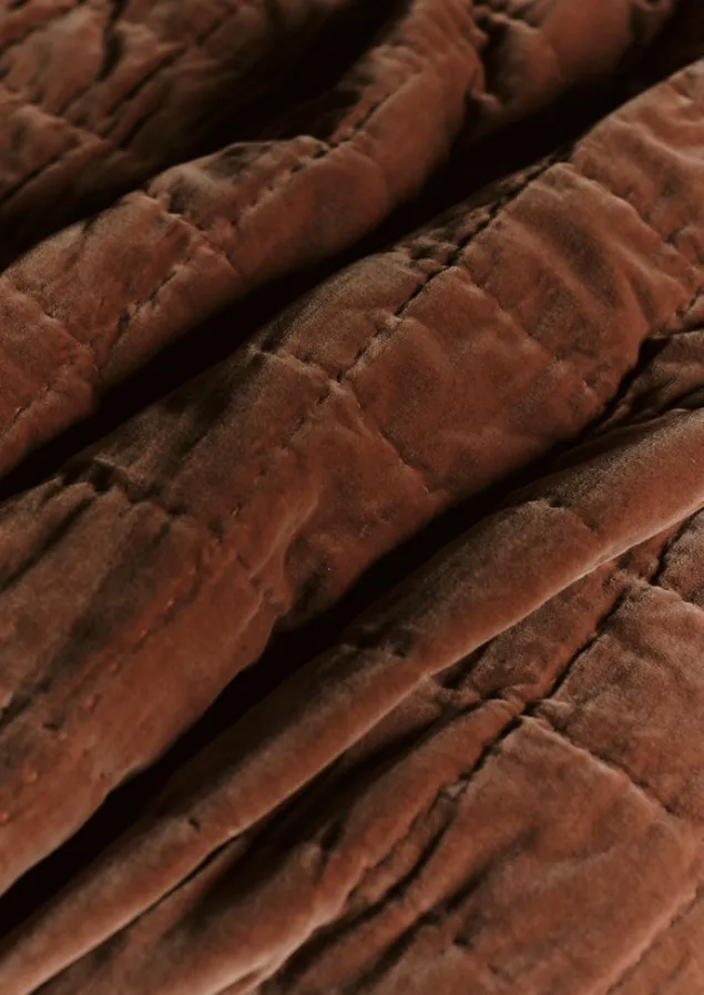hand_stitched_organic_velvet_quilt_6-3.webp Textiles | Blankets & Throws-TOAST Hand Stitched Organic Velvet Quilt Dulse