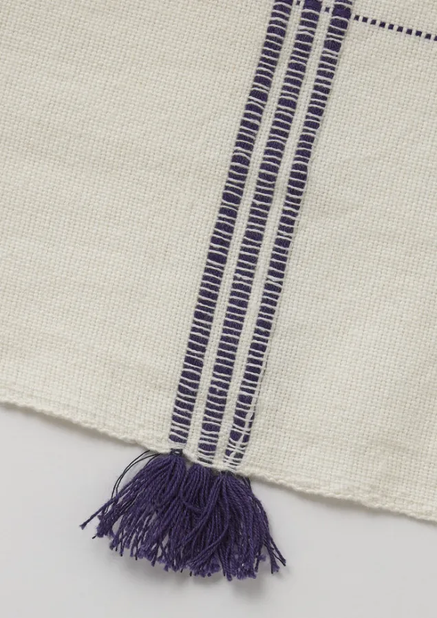 hand_woven_cotton_tablecloth_3-1.webp Textiles | Outdoor-TOAST Hand Woven Cotton Tablecloth Ecru/ProvenceBlue