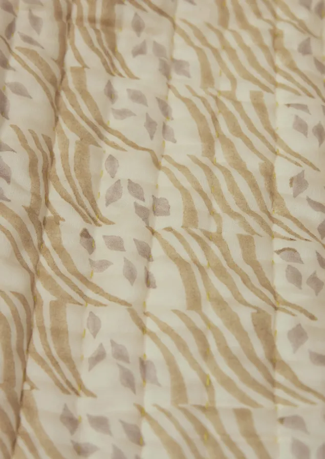 harvest_block_print_cotton_quilt_11-1.webp Textiles | Blankets & Throws-TOAST Harvest Block Print Cotton Quilt Sand/Hellebore