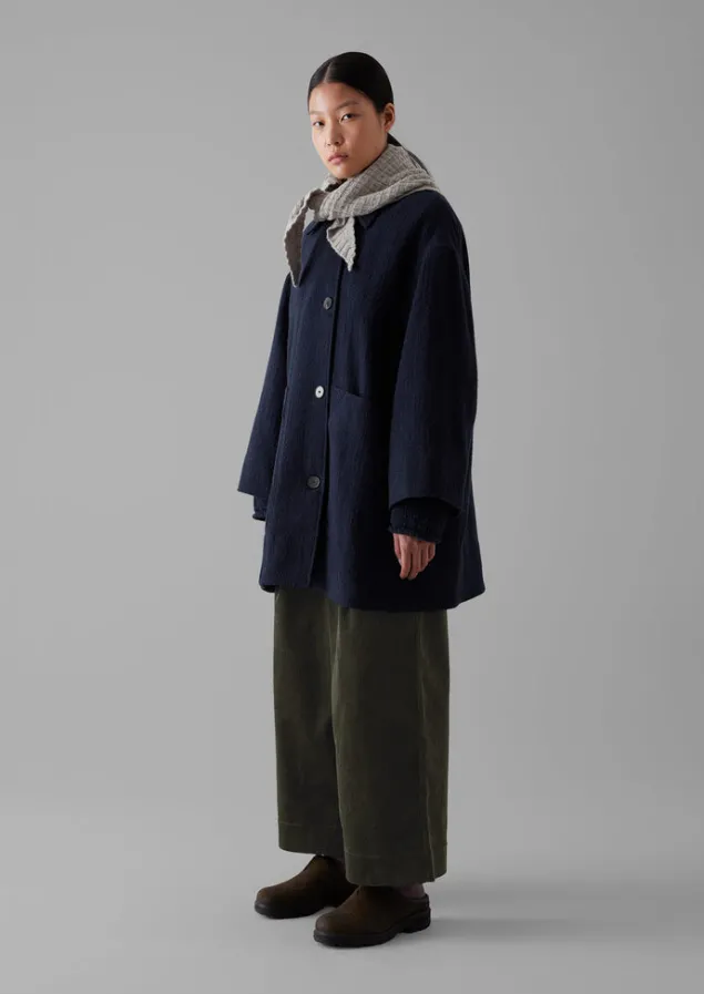 indigo_cotton_wool_pea_coat_5.webp Coats & Jackets-TOAST Cotton Wool Pea Coat Indigo