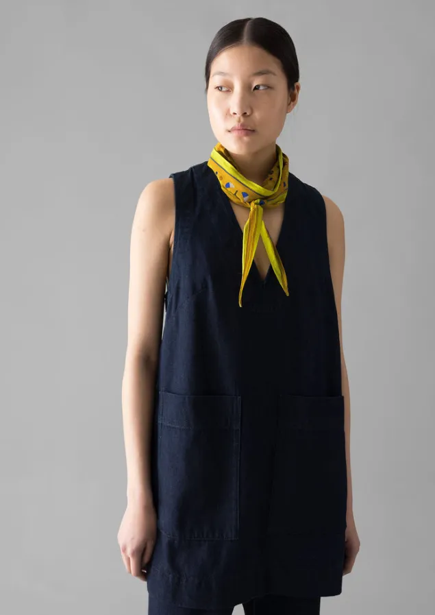 indigo_denim_cotton_tunic_2.webp Denim | Tops & Tees-TOAST Denim Cotton Tunic Indigo