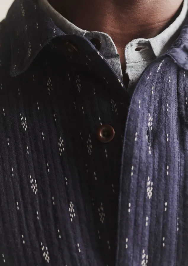 indigo_running_stitch_overshirt_2.webp Shirts-TOAST Running Stitch Overshirt Indigo