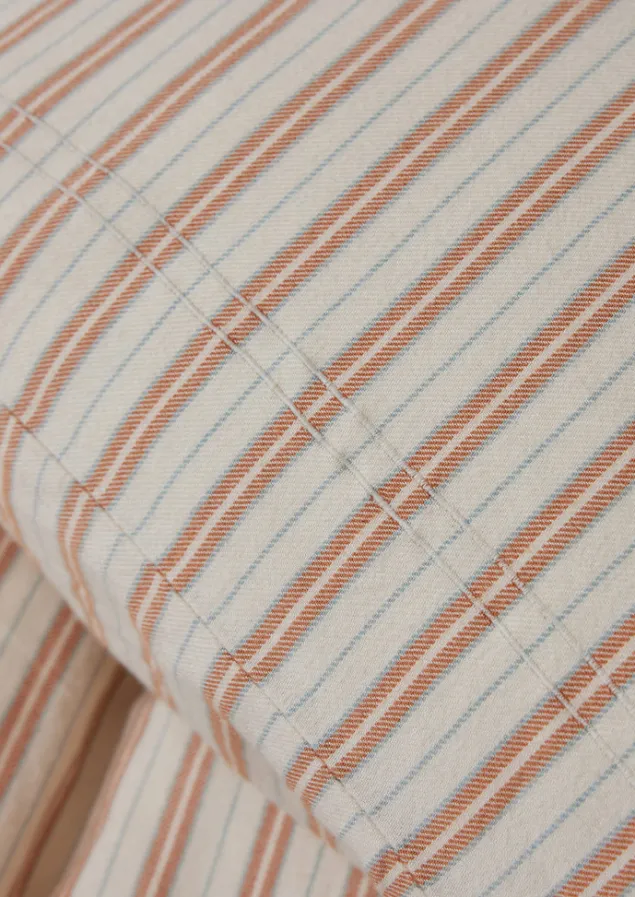 ines_flannel_stripe_cotton_housewife_pillowcase_set_3-1.webp Textiles | Bed Linen-TOAST Ines Flannel Stripe Cotton Housewife Pillowcase Set Apricot/SoftBlue