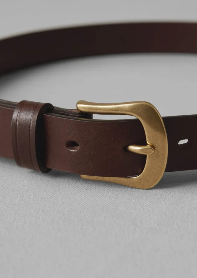 Bags & Belts-TOAST Jeans Belt Brown