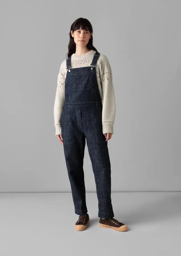 Denim | Jumpsuits-TOAST Jessa Denim Dungarees Indigo