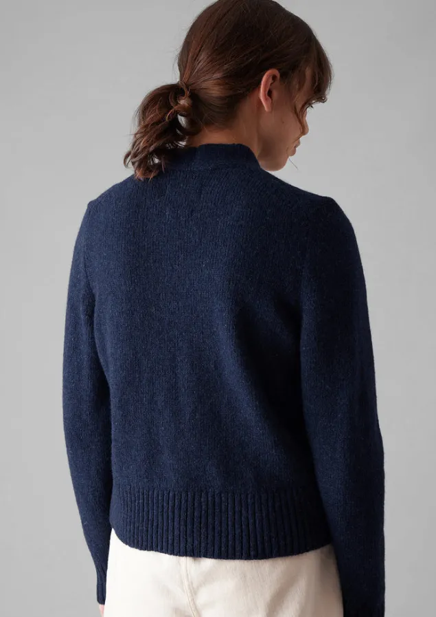 kaia_vneck_wool_cardigan_3-2.webp Knitwear-TOAST Kaia V-Neck Wool Cardigan NavyMelange