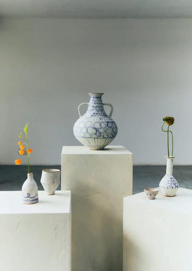 Decorative Pieces | Ceramics-TOAST Kate Semple Tall Lines Beaker