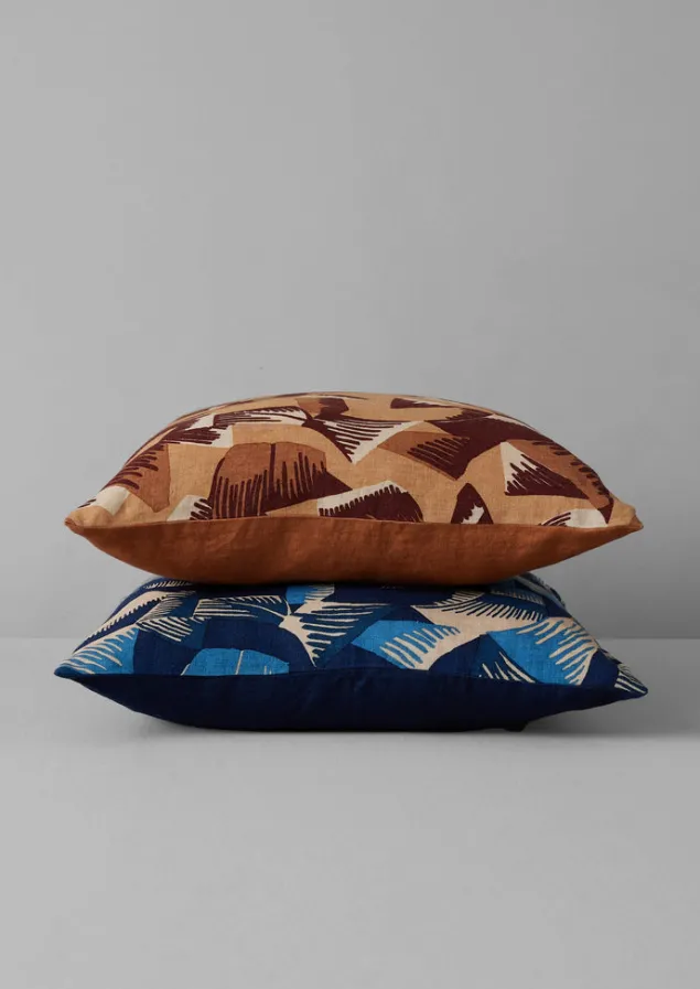 kinetic_geo_linen_cushion_cover_3.webp Textiles | Cushions & Covers-TOAST Kinetic Geo Linen Cushion Cover MixedBlues