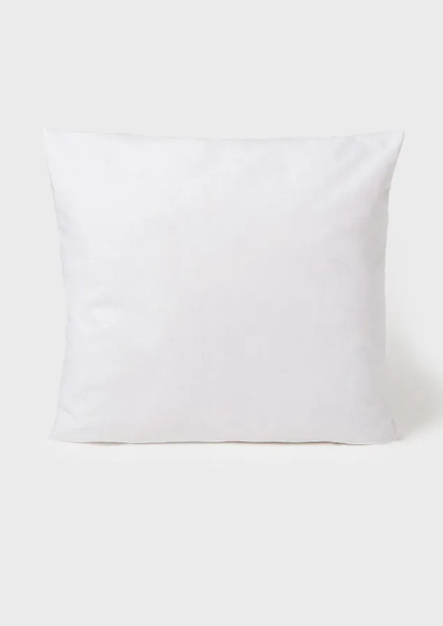 Textiles | Cushions & Covers-TOAST Large Square Wool Cushion Pad White