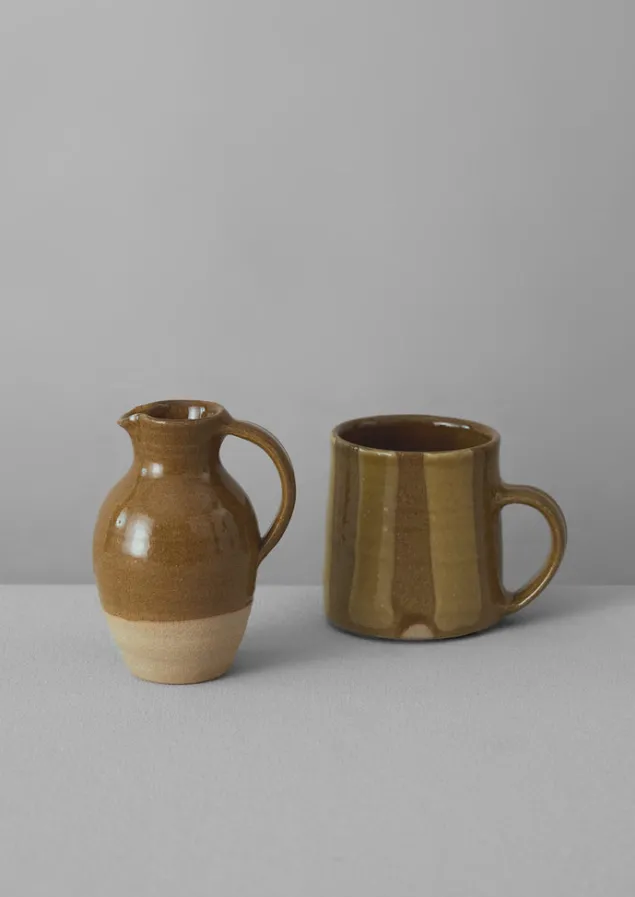 Ceramics | Tableware-TOAST Lily Pearmain Small Jug Ochre