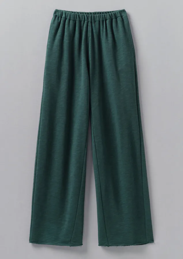 Jersey | Loungewear-TOAST Loopback Jersey Wide Leg Trousers Puck