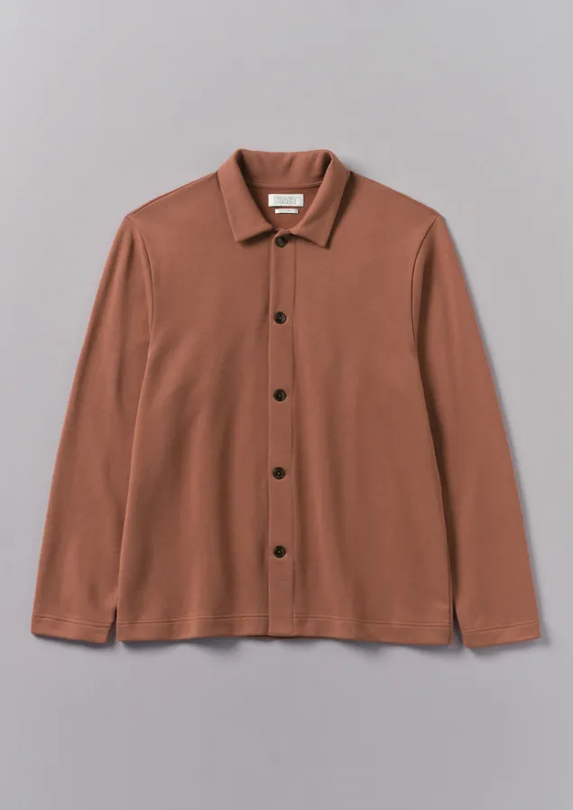 Tops & Tees | Shirts-TOAST Loopback Organic Cotton Jersey Shirt RedGranite