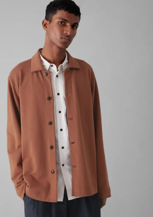 Tops & Tees | Shirts-TOAST Loopback Organic Cotton Jersey Shirt RedGranite
