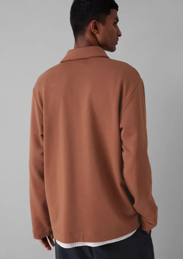 loopback_organic_cotton_jersey_shirt_3.webp Tops & Tees | Shirts-TOAST Loopback Organic Cotton Jersey Shirt RedGranite