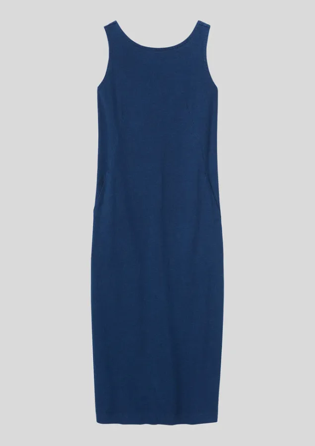 Loungewear | Dresses-TOAST Lydia Jersey Shift Dress WashedIndigo