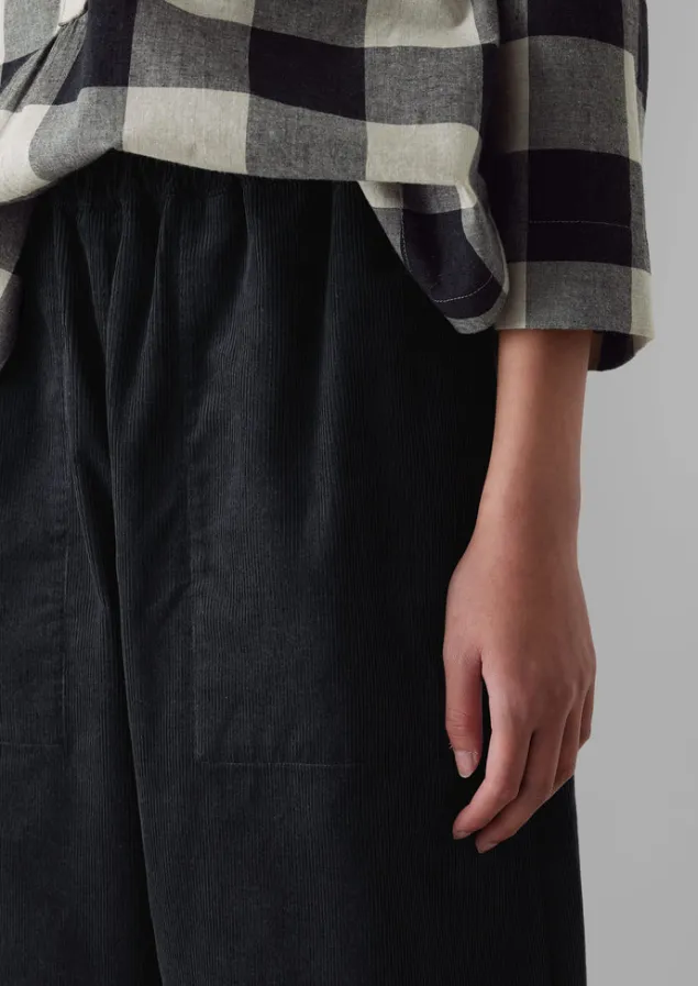 macro_gingham_cotton_cashmere_shirt_14.webp Cashmere | Loungewear-TOAST Macro Gingham Cotton Cashmere Shirt Onyx/Ecru