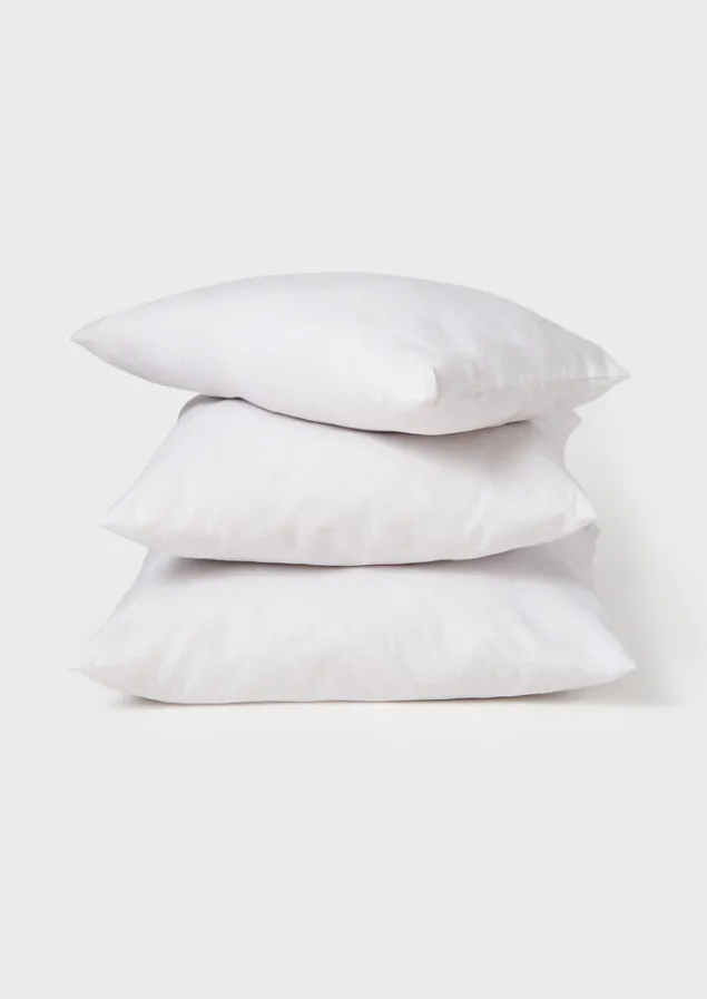 Textiles | Cushions & Covers-TOAST Medium Square Wool Cushion Pad White
